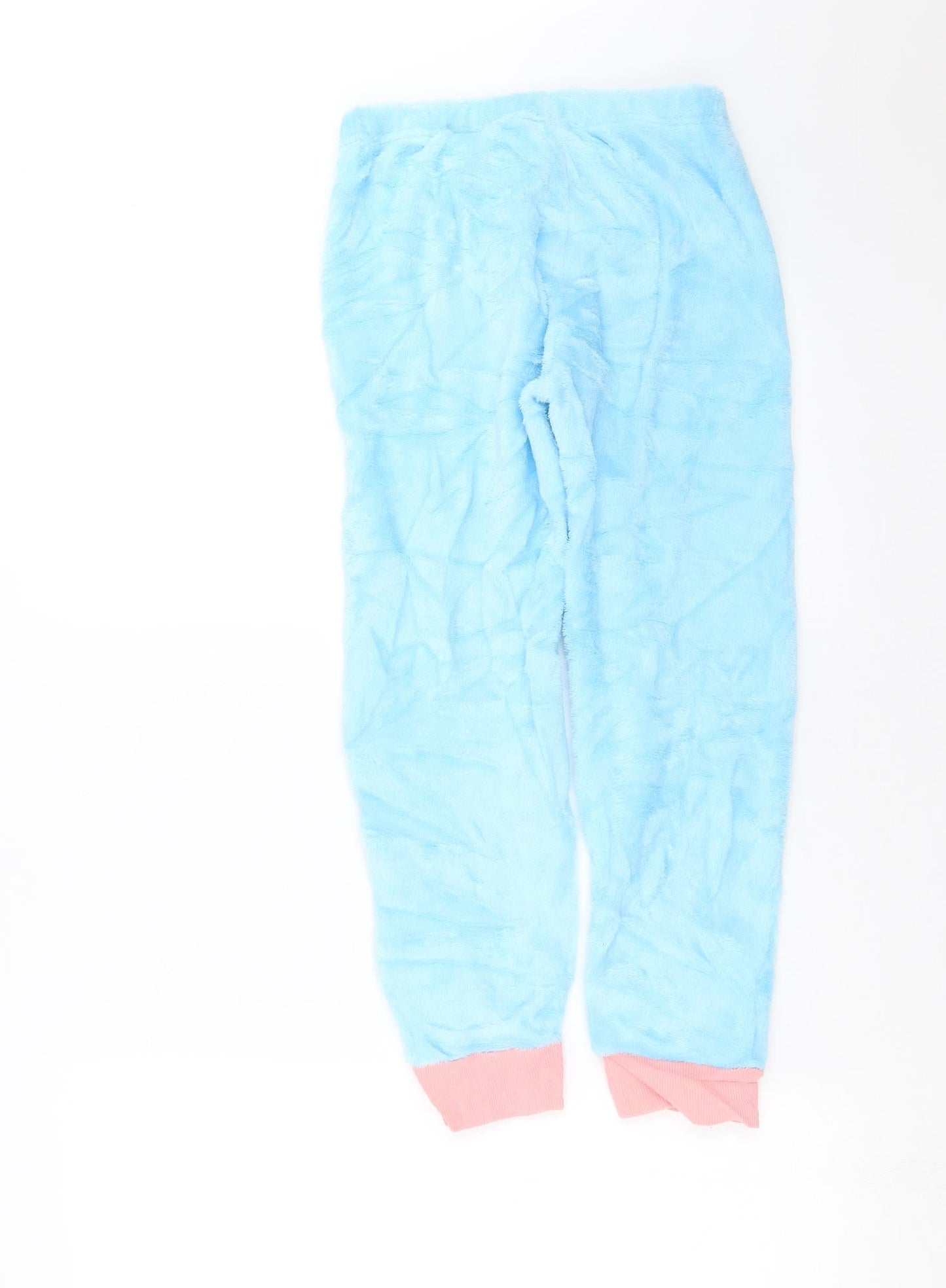 Disney Girls Blue Solid   Pyjama Pants Size 7-8 Years  - flounder
