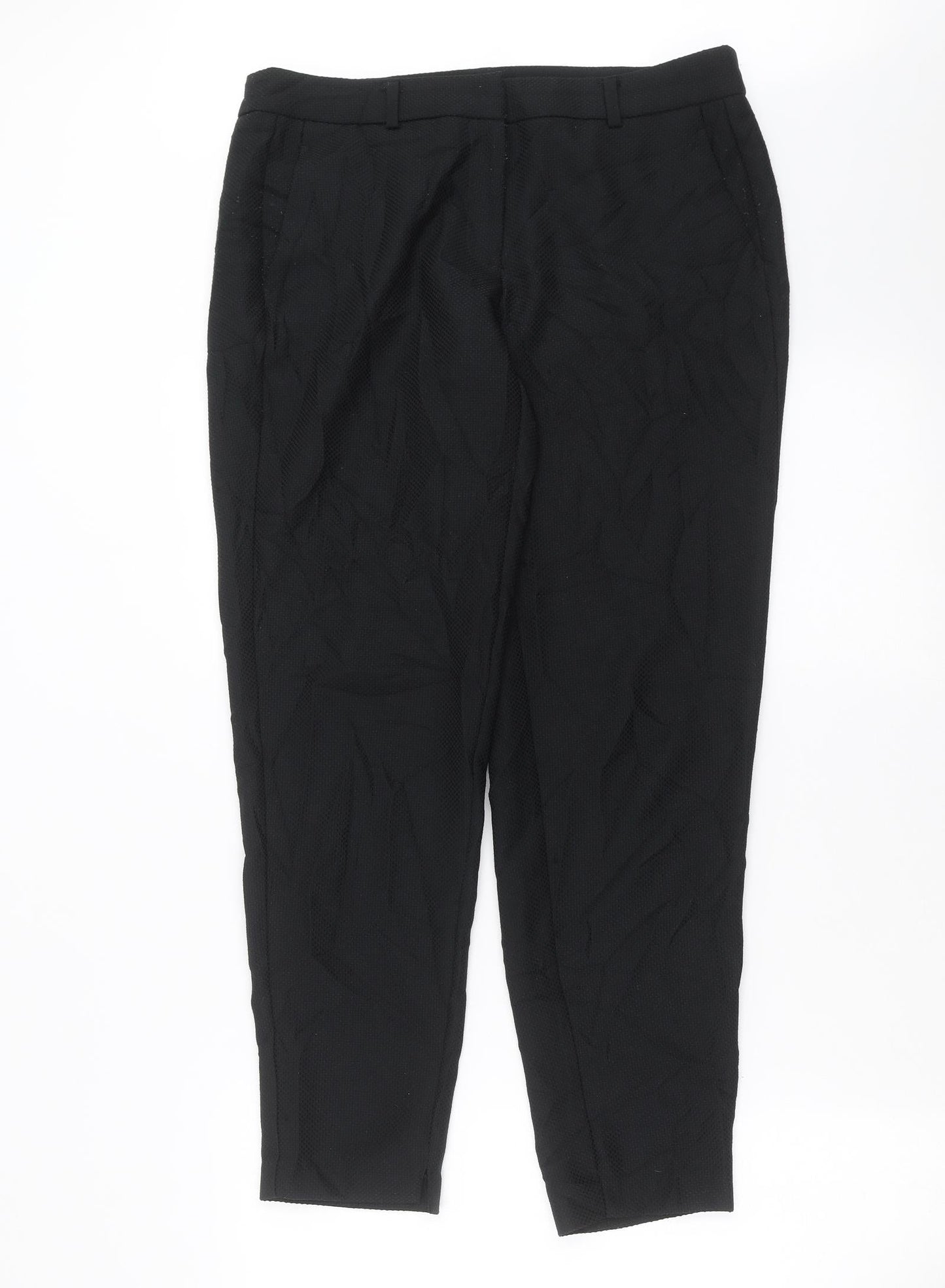 Womens UK Size 12 Dorothy Perkins Regular Fit  Black Trousers