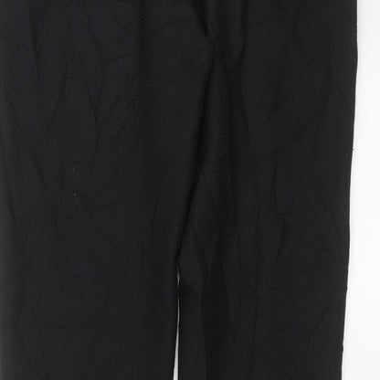 Womens UK Size 12 Dorothy Perkins Regular Fit  Black Trousers