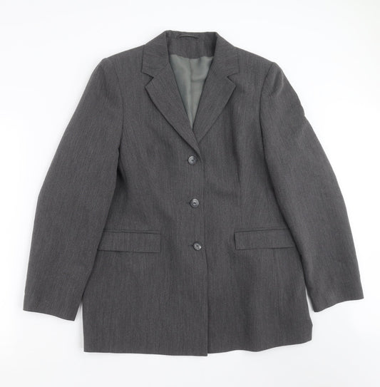 Dorothy Perkins Womens Grey   Jacket Suit Jacket Size 16