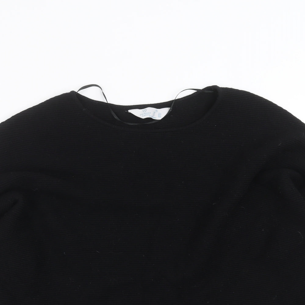 Primark Womens Black  Knit Pullover Jumper Size M