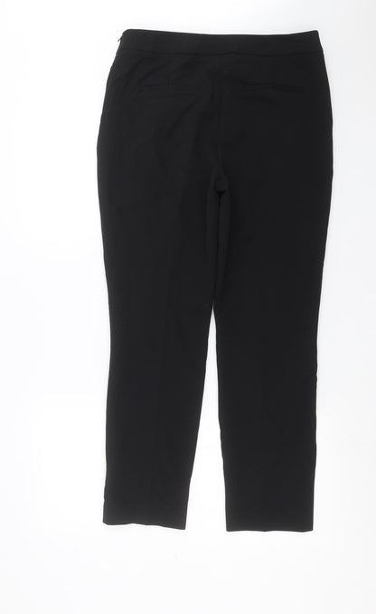 Womens UK Size 12 Marks and Spencer Regular Fit  Black Trousers