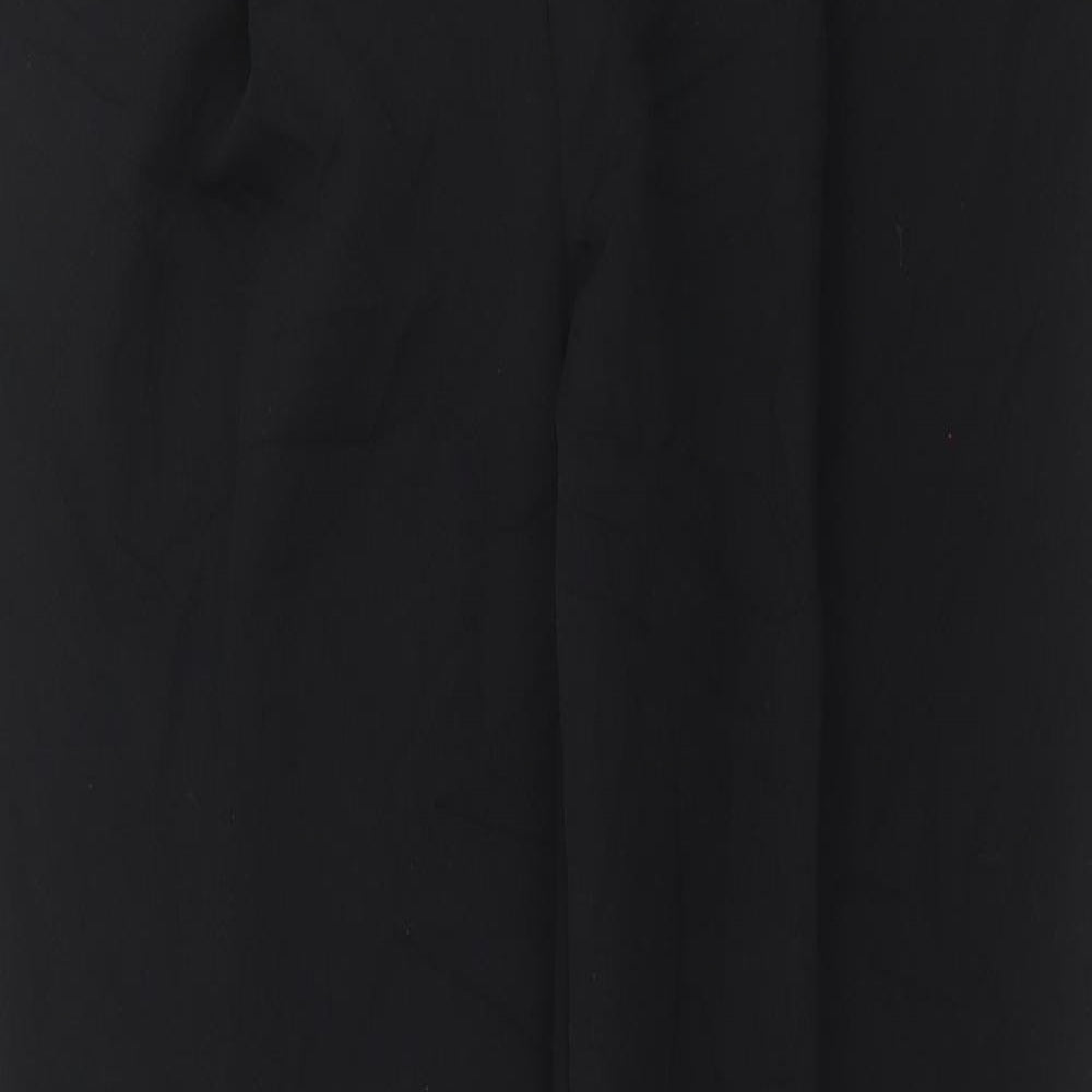 Womens UK Size 12 Marks and Spencer Regular Fit  Black Trousers