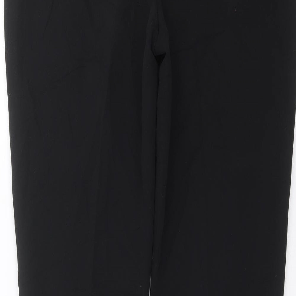 Womens UK Size 12 Marks and Spencer Regular Fit  Black Trousers