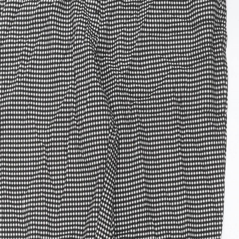 Womens UK Size 12 Marks and Spencer Slim Fit  Black Trousers