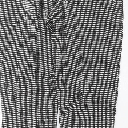 Womens UK Size 12 Marks and Spencer Slim Fit  Black Trousers