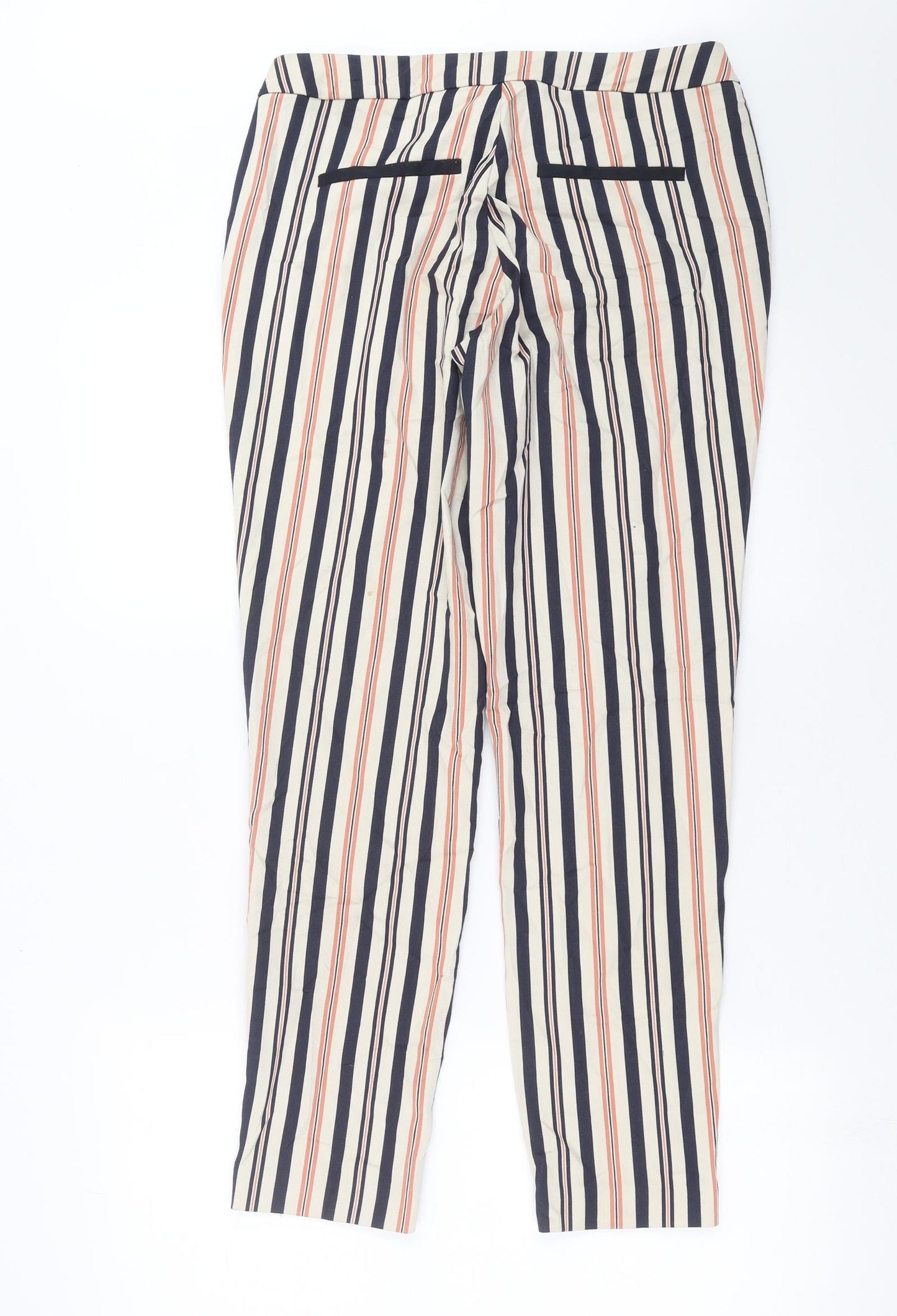 Womens UK Size 8 River Island Regular Fit  Beige Trousers