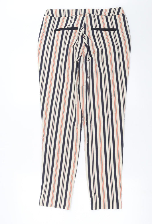 Womens UK Size 8 River Island Regular Fit  Beige Trousers