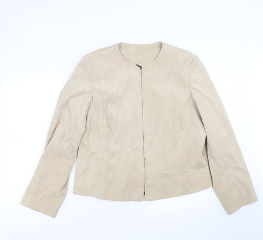 Preworn Womens Beige   Jacket  Size 18