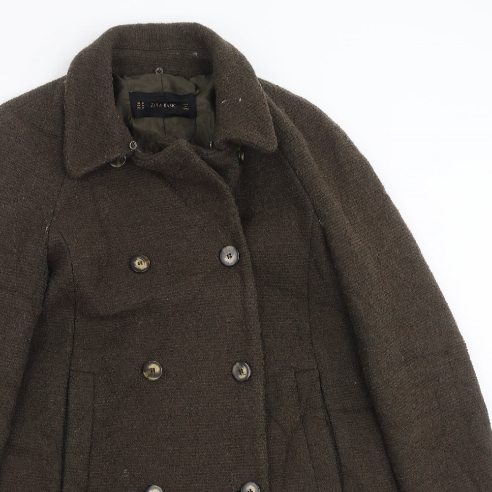 Womens UK Size M Zara Green Jacket