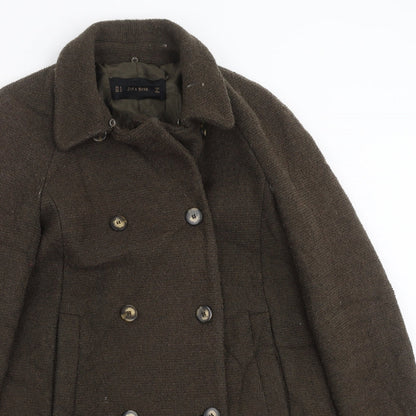Womens UK Size M Zara Green Jacket