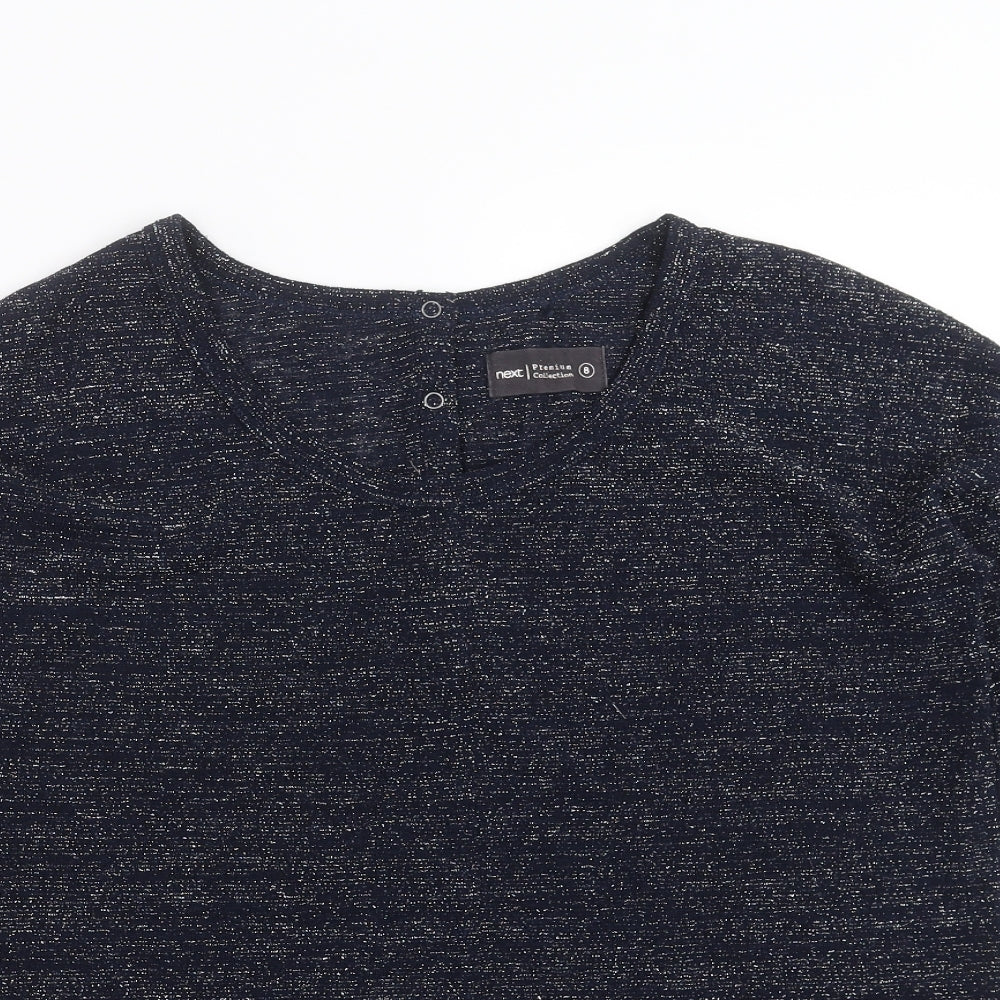 Womens UK Size 8 NEXT Blue Pullover Jumper