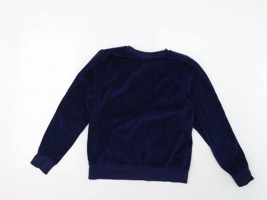 Brave Soul Womens Blue   Pullover Sweatshirt Size S