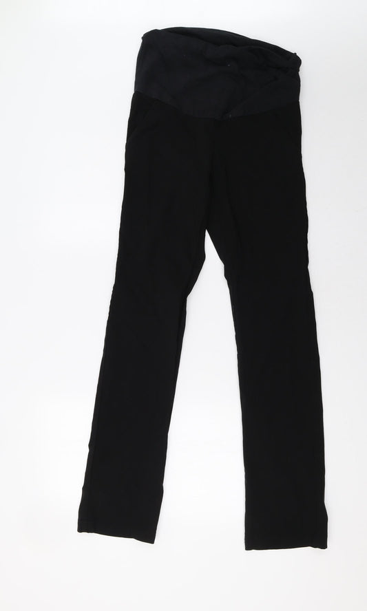 patch Womens Black   Trousers  Size XS L30 in