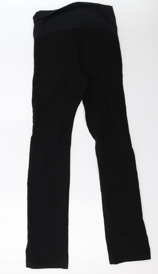patch Womens Black   Trousers  Size XS L30 in