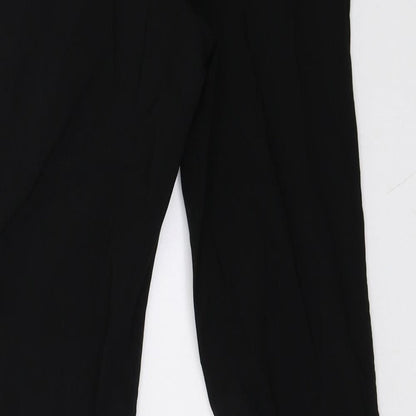 patch Womens Black   Trousers  Size XS L30 in