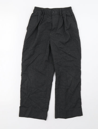 Marks and Spencer Boys Grey    Trousers Size 9 Months - school wear