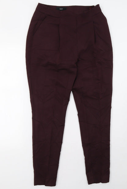 Womens UK Size 10 NEXT Regular Fit  Purple Trousers