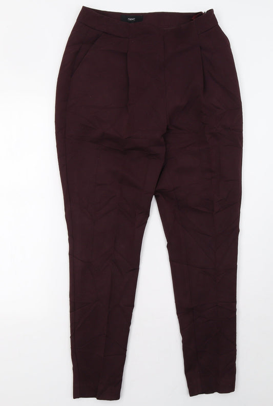 Womens UK Size 10 NEXT Regular Fit  Purple Trousers
