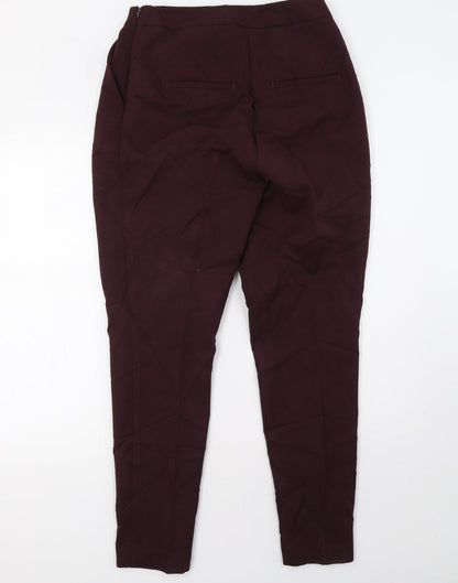 Womens UK Size 10 NEXT Regular Fit  Purple Trousers