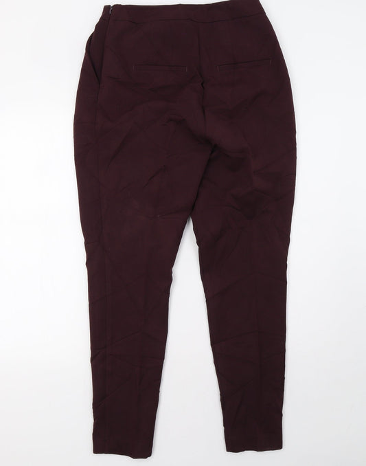 Womens UK Size 10 NEXT Regular Fit  Purple Trousers