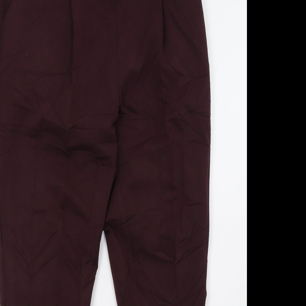 Womens UK Size 10 NEXT Regular Fit  Purple Trousers