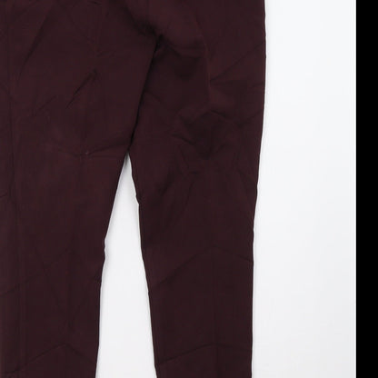 Womens UK Size 10 NEXT Regular Fit  Purple Trousers