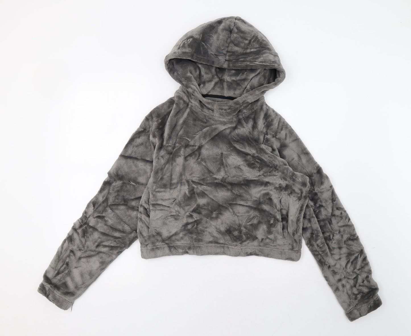 Hollister Womens Grey   Pullover Hoodie Size XS