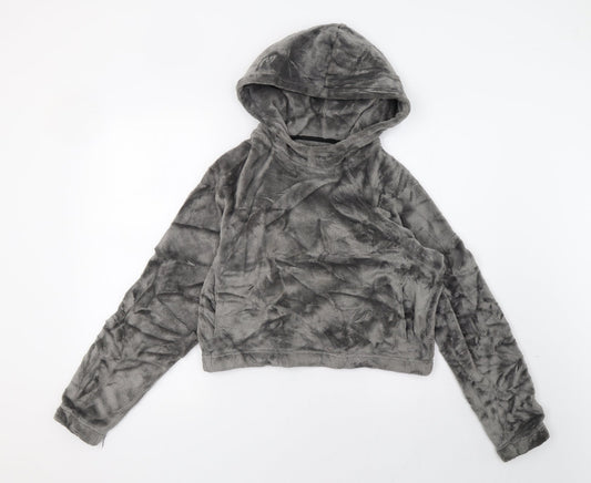 Hollister Womens Grey   Pullover Hoodie Size XS