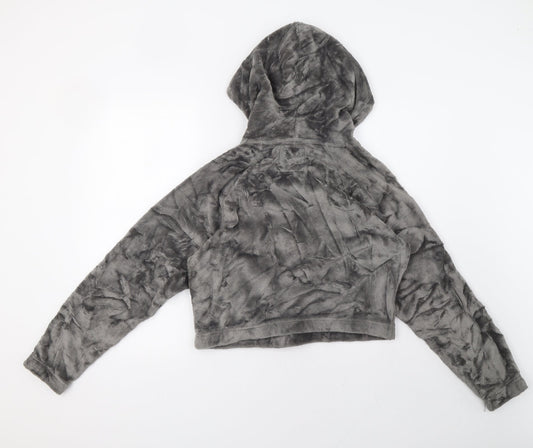 Hollister Womens Grey   Pullover Hoodie Size XS