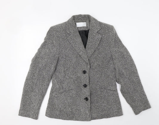 AMARANTO Womens Grey   Jacket Blazer Size 12
