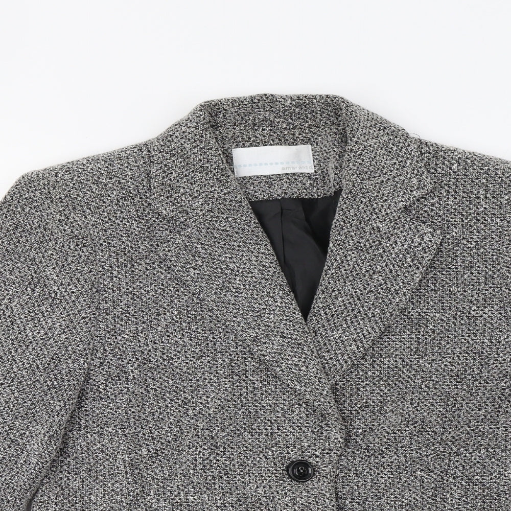 AMARANTO Womens Grey   Jacket Blazer Size 12