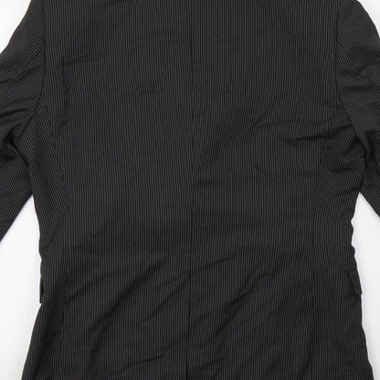 Mens UK Size 38 H&M Regular Silver Suit Jacket
