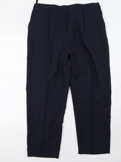 Womens UK Size 18 Isabelle Regular Fit  Blue Trousers