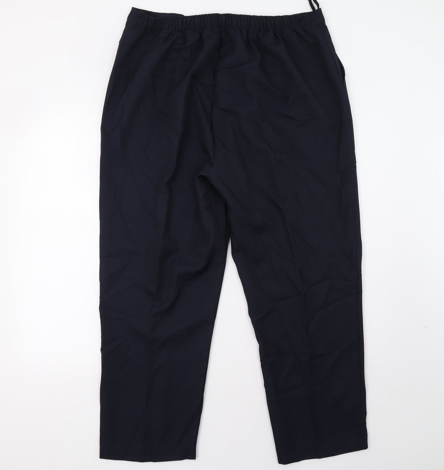 Womens UK Size 18 Isabelle Regular Fit  Blue Trousers