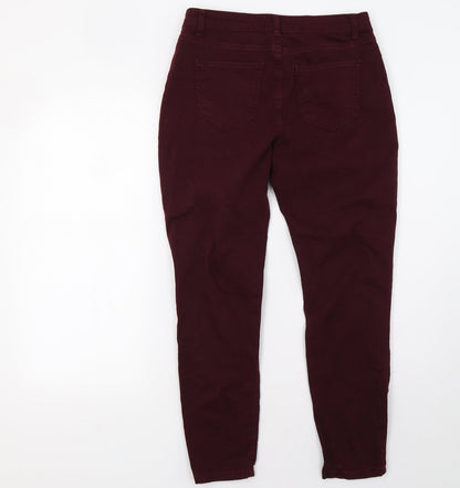 Womens UK Size 10 newlook Regular Fit Skinny Purple Jeans