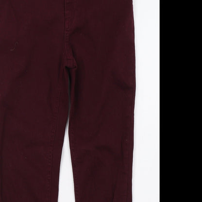 Womens UK Size 10 newlook Regular Fit Skinny Purple Jeans