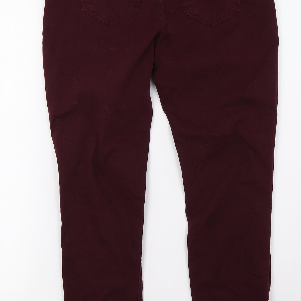 Womens UK Size 10 newlook Regular Fit Skinny Purple Jeans