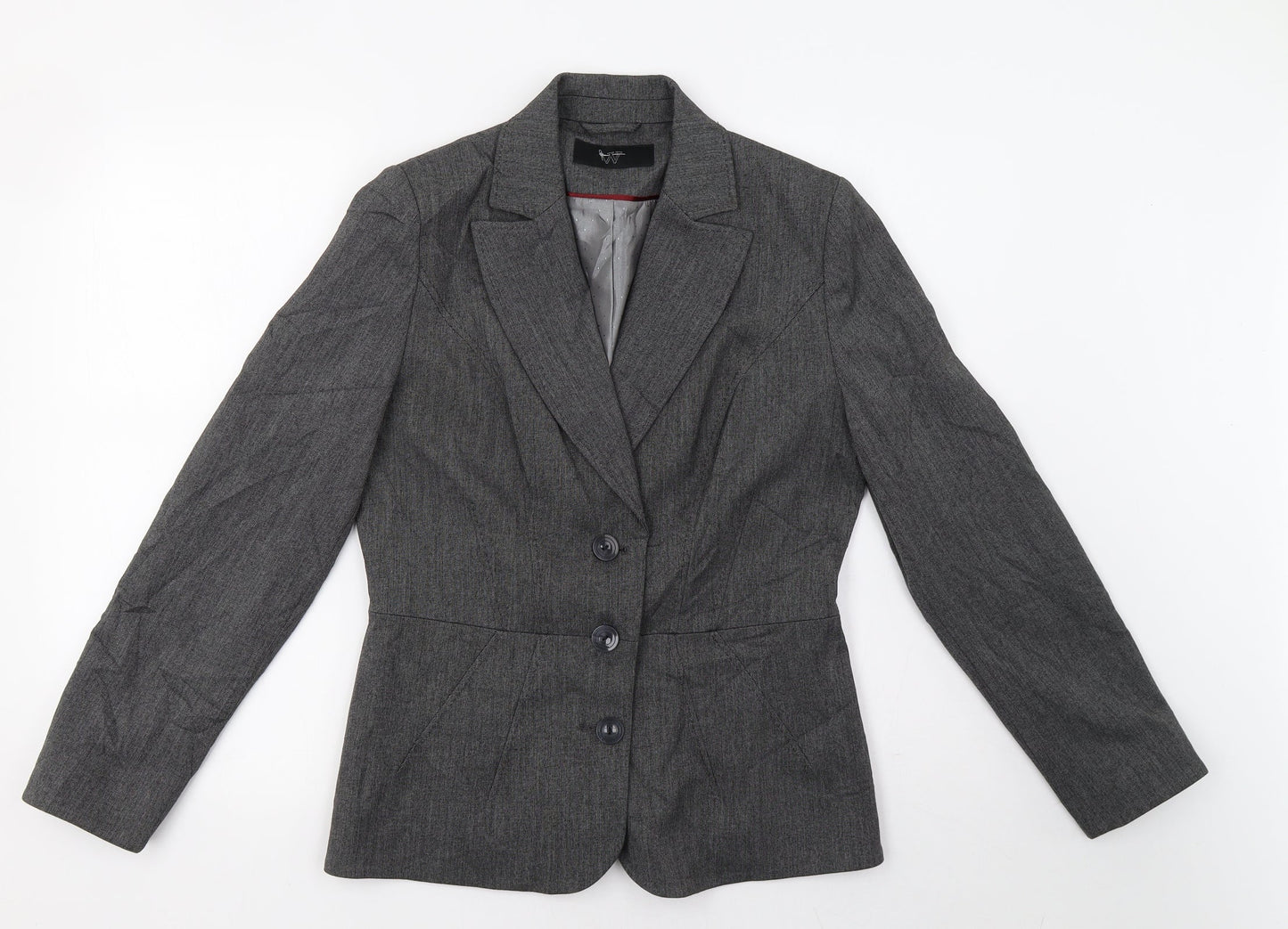 BHS Womens Grey   Jacket Blazer Size 10