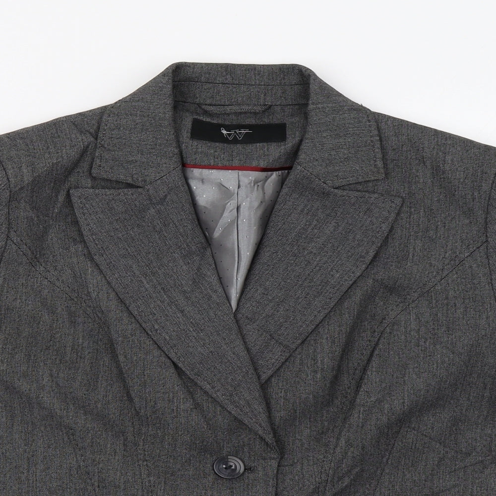 BHS Womens Grey   Jacket Blazer Size 10