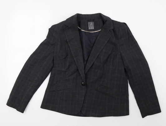 Primark Womens Grey   Jacket Blazer Size 10