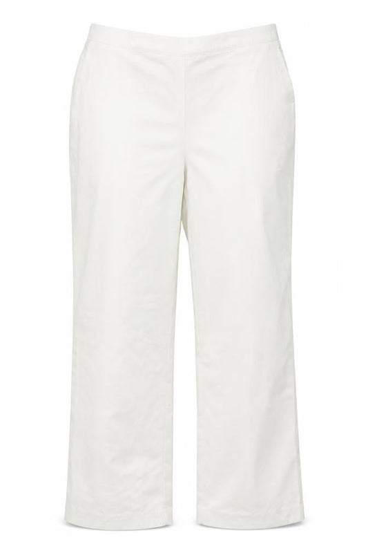 Womens UK Size 16 Alfred Dunner Regular Fit  White Trousers