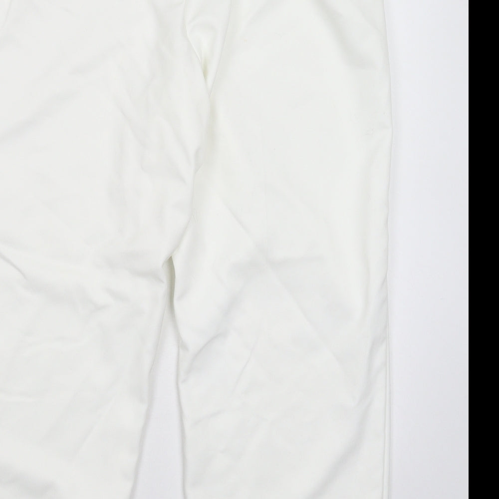 Womens UK Size 16 Alfred Dunner Regular Fit  White Trousers
