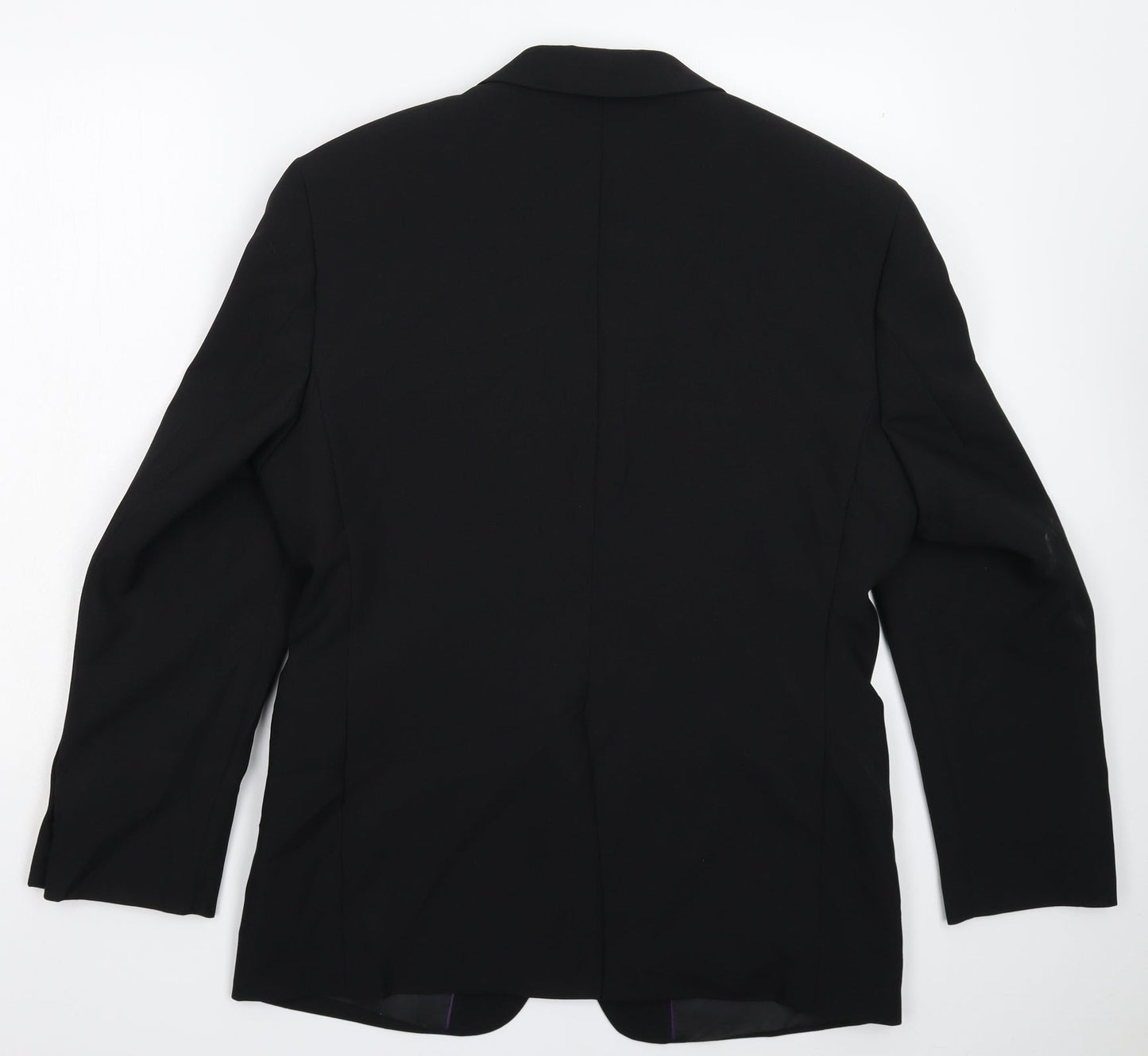 George Mens Black   Jacket Suit Jacket Size 38