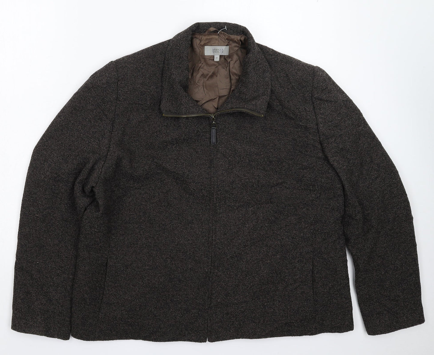 Womens UK Size 20 Marks and Spencer Grey Jacket