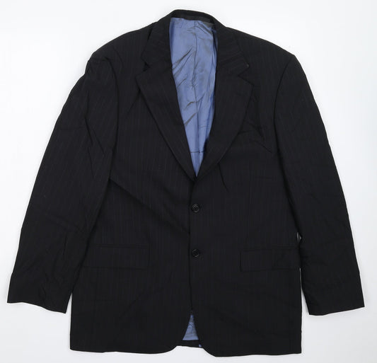 Mens UK Size 40 Marks and Spencer Regular Black Suit Jacket