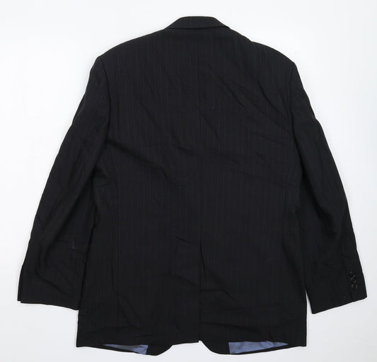 Mens UK Size 40 Marks and Spencer Regular Black Suit Jacket