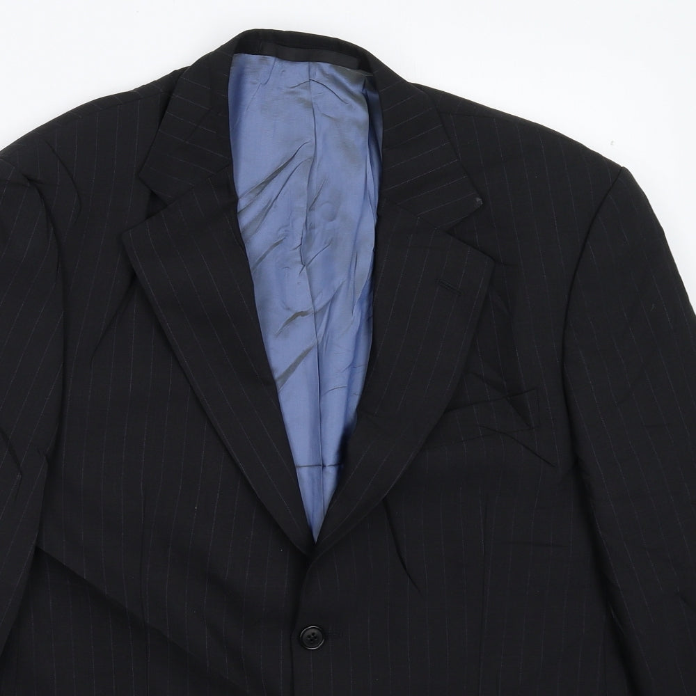 Mens UK Size 40 Marks and Spencer Regular Black Suit Jacket