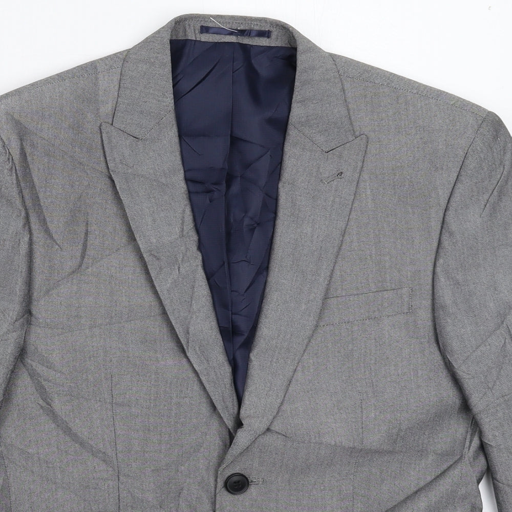 Mens UK Size 36 NEXT Regular Grey Suit Jacket