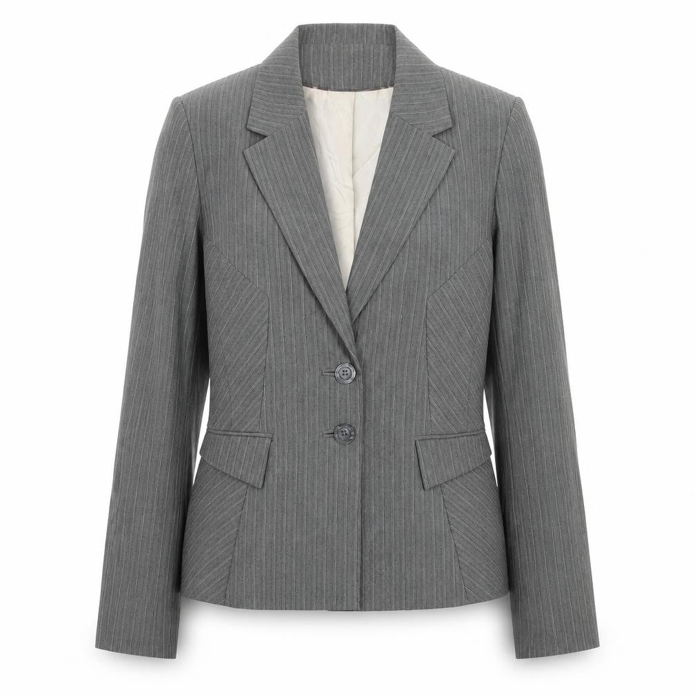 Womens UK Size 8 Dorothy Perkins Regular Grey Suit Jacket